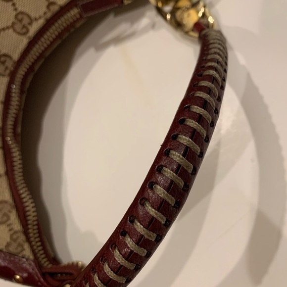 Monogram Classic Ring Brown/red Canvas Hobo - Picture 5 of 6